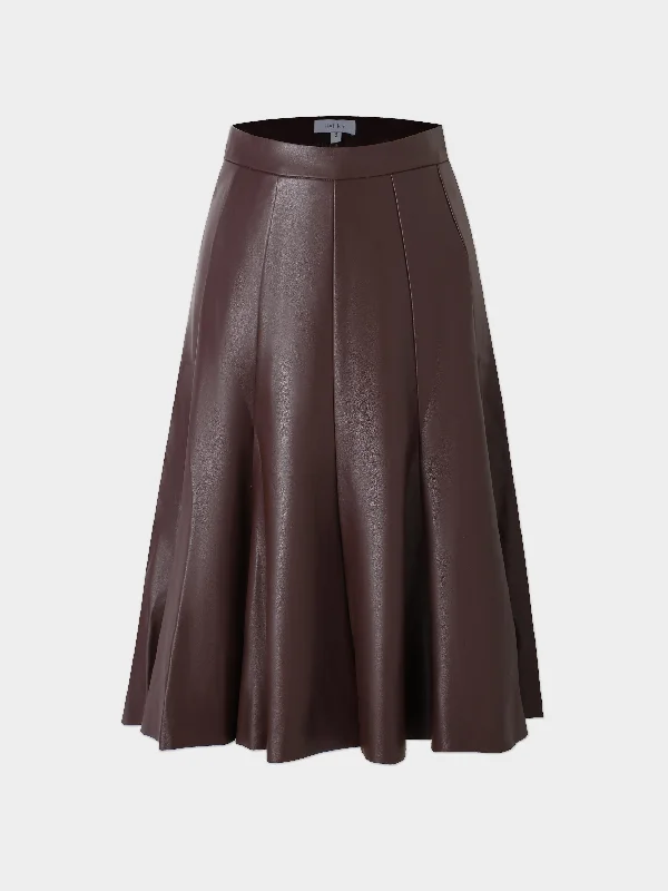 Flare Leather Skirt 27