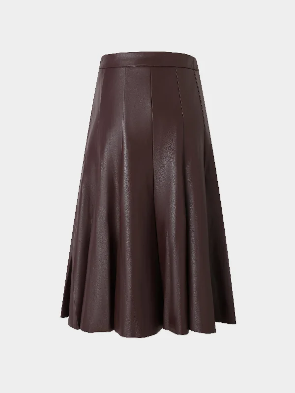 Flare Leather Skirt 27