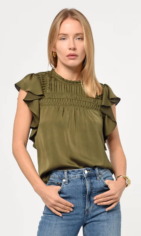 Helissa Pinktucked Blouse