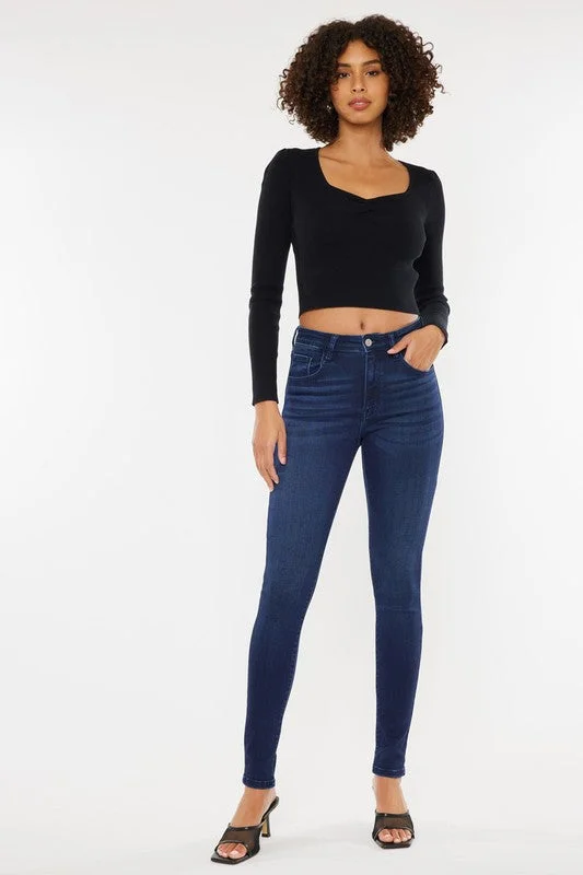 KanCan High Rise Premier DARK Skinny Jean(PR1002D)