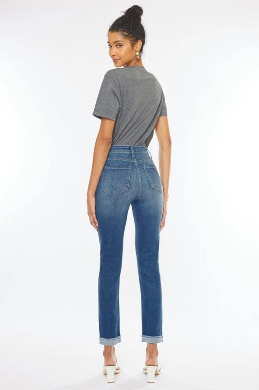 KanCan High Rise Slim Straight Jean(KC2000M)