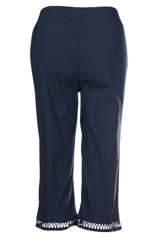 Mid Calf Pants | NAVY | 6302A1