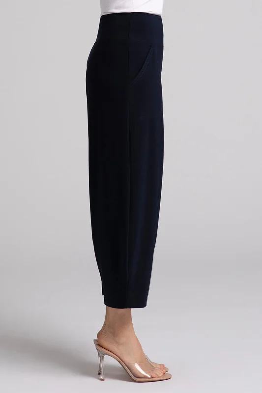 Narrow Lantern Pant | Navy