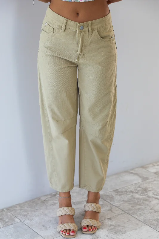 On The Go Pants: Khaki