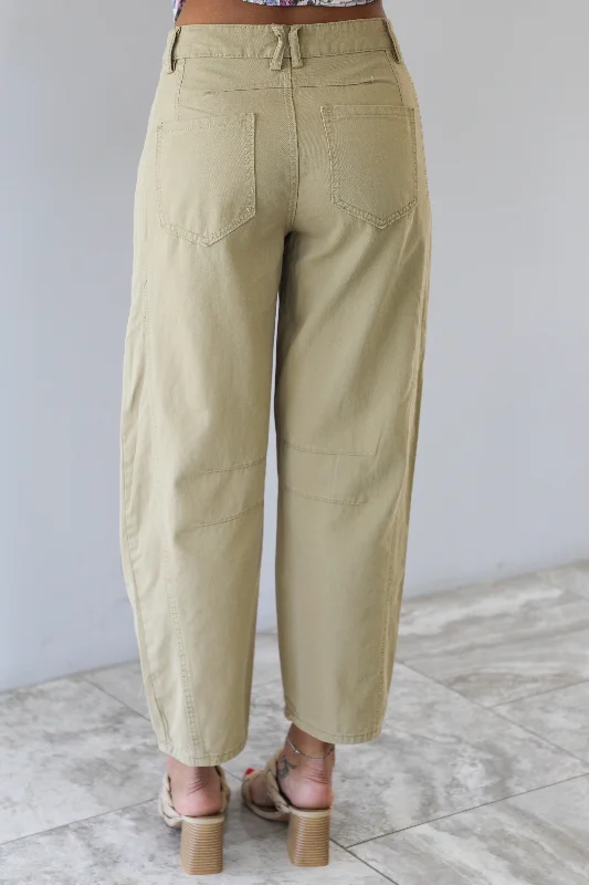 On The Go Pants: Khaki