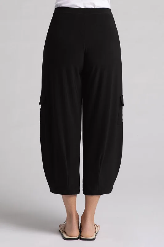 Safari Narrow Lantern Pant | Black