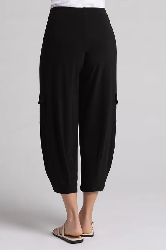 Safari Narrow Lantern Pant | Black