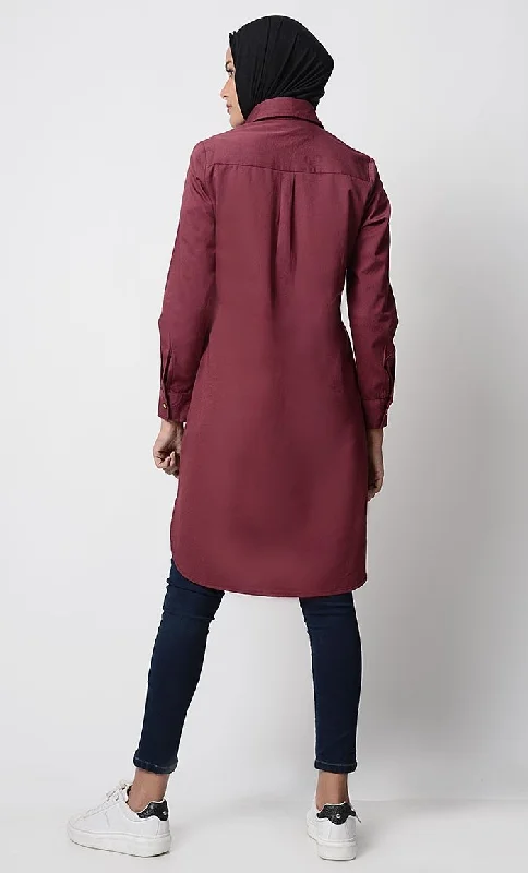 Solid Twill Regular Tunic