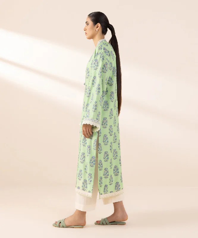 Embroidered Arabic Lawn Shirt