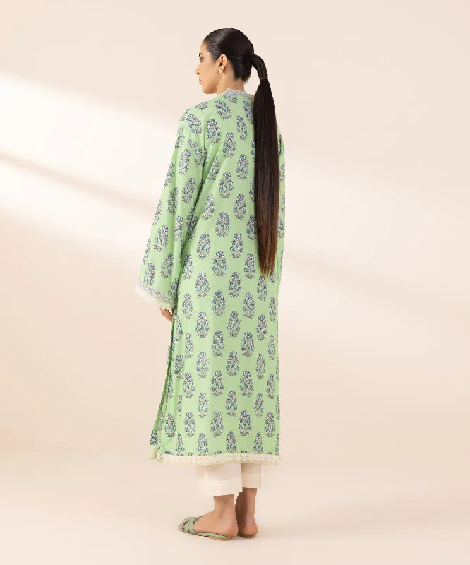 Embroidered Arabic Lawn Shirt