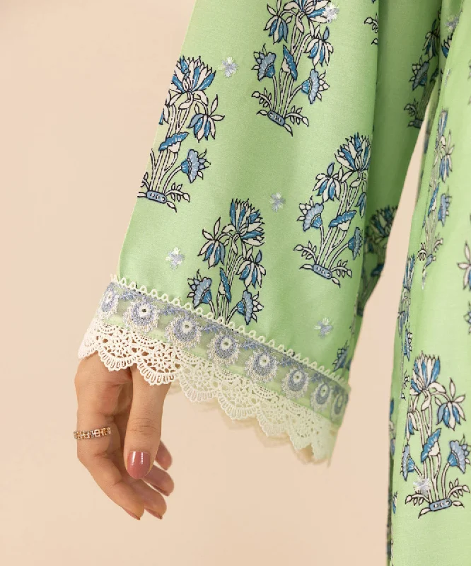 Embroidered Arabic Lawn Shirt