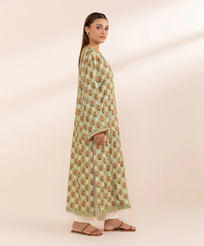 Embroidered Arabic Lawn Shirt