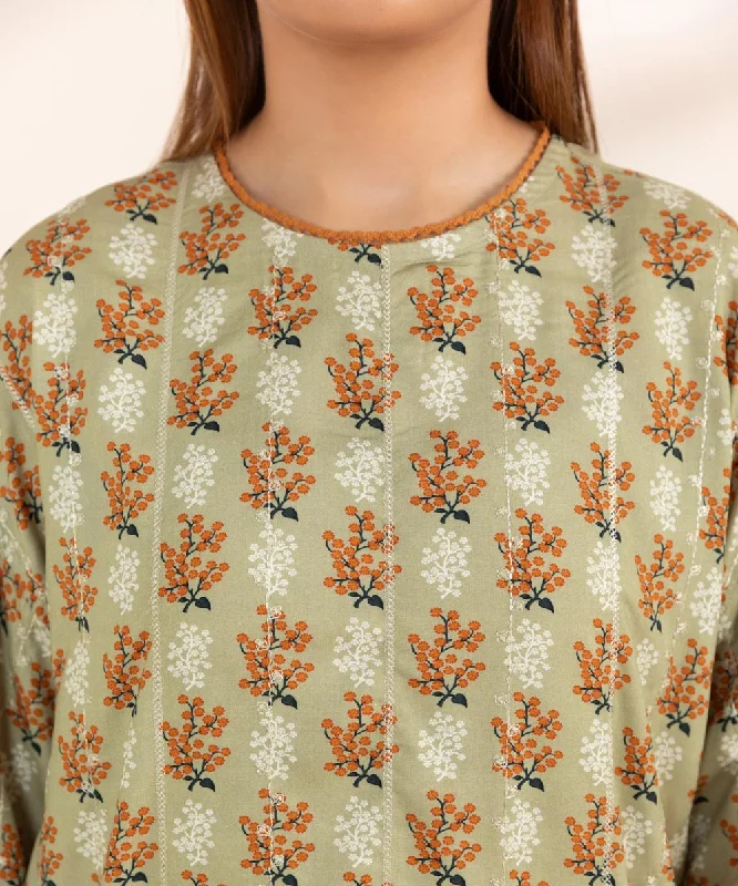 Embroidered Arabic Lawn Shirt