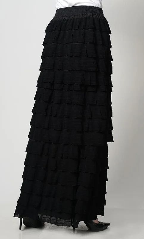 Triple tier stylish skirt