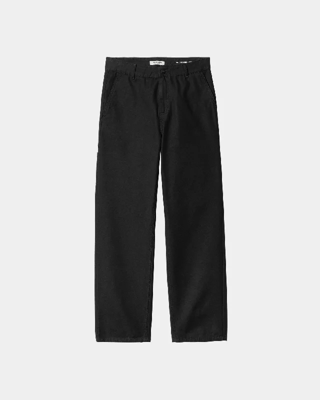 Pierce Pant Straight - Canvas | Black