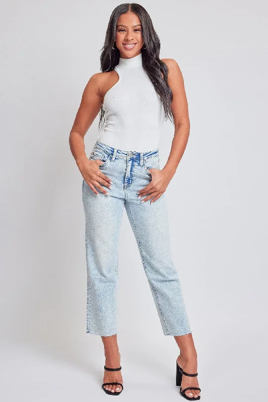 Women's Cropped Straight Leg Jeans