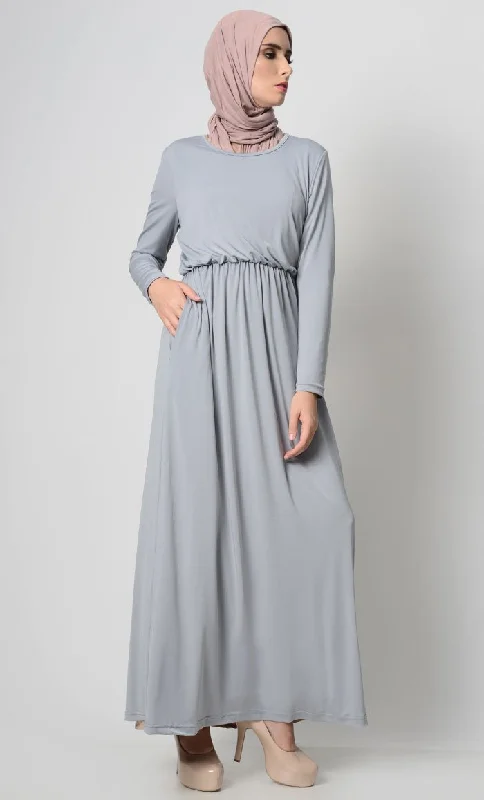 Your Perfect Everyday Abaya-Gray