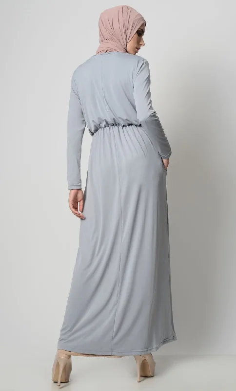 Your Perfect Everyday Abaya-Gray