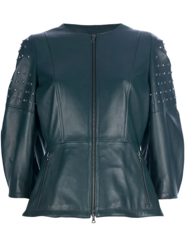 Women's Balefire Studded Leather Jacket