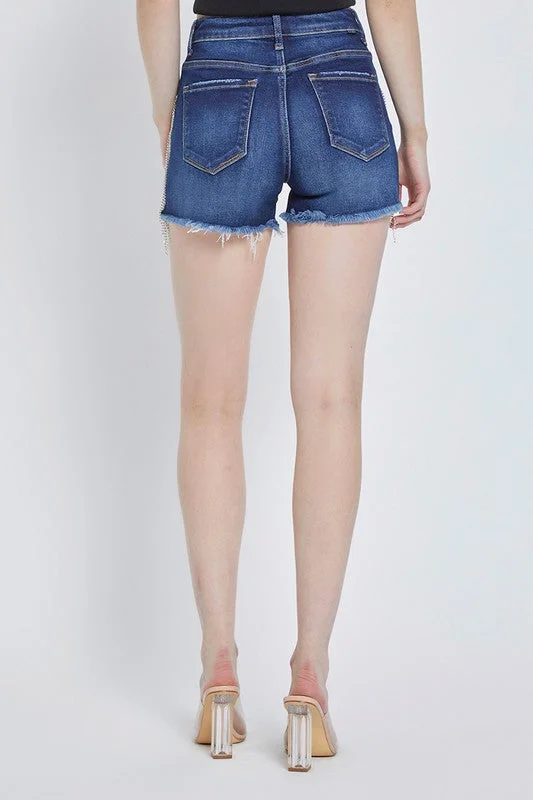 Fringed Denim Shorts(800)