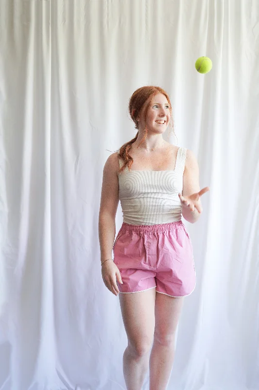 Pink Tennis Shorts