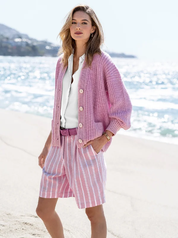 Romee Stripe Linen Short