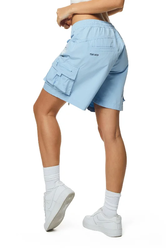 Utility Slouched Shorts - Collegiate Blue