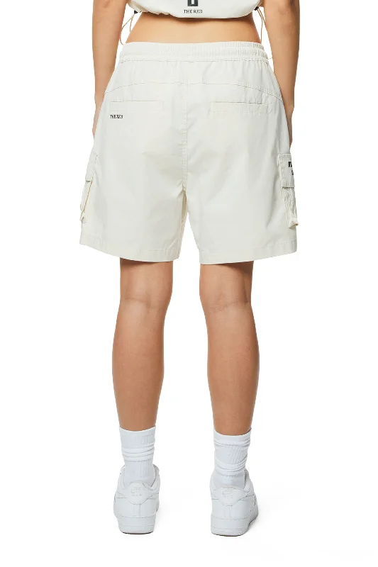 Utility Slouched Shorts - Oatmeal